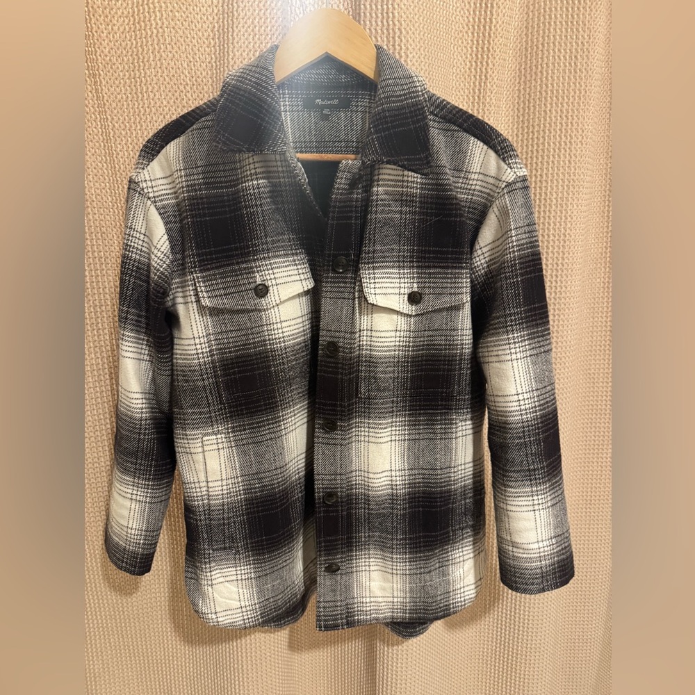 Madewell Twill Flannel Shirt-Jacket